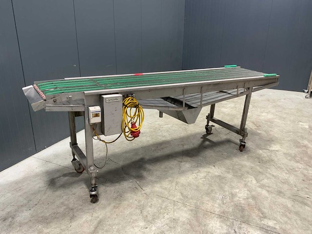 Stork mesh transportband rvs verrijdbaar - afbeelding 1 van  5