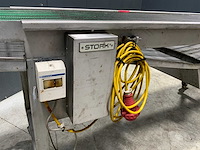 Stork mesh transportband rvs verrijdbaar - afbeelding 4 van  5