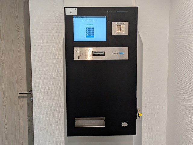 Stortautomaat / afstortkluis enzosystems, cabman kiosk - afbeelding 1 van  15