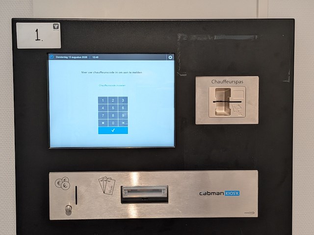 Stortautomaat / afstortkluis enzosystems, cabman kiosk - afbeelding 9 van  15