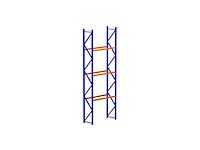 Stow - ongebruikt - palletstelling 4x18 6m hoog - afbeelding 1 van  17