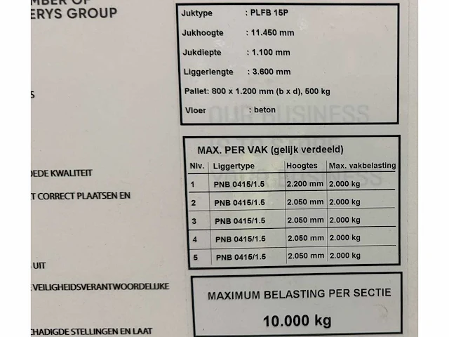 Stow - palletstelling 24x240 - afbeelding 6 van  9