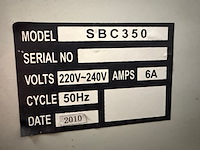 Straalcabine hbm, sbc 350, bouwjaar 2010 - afbeelding 2 van  10