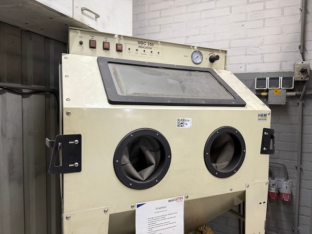 Straalcabine hbm, sbc 350, bouwjaar 2010 - afbeelding 5 van  10