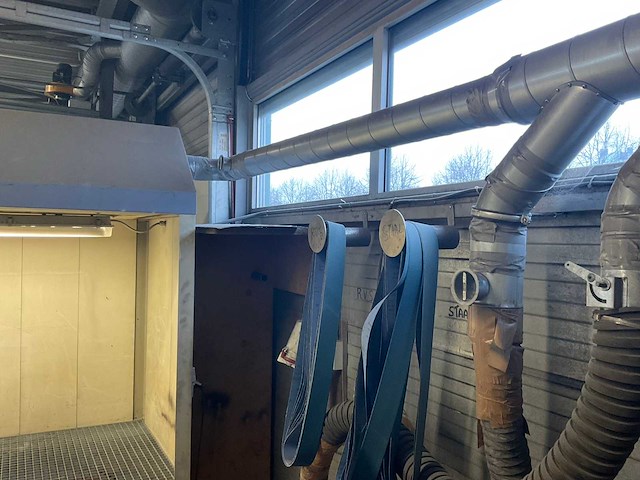 Straalcabine met slijpkast - afbeelding 11 van  11