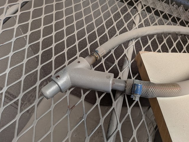 Straalcabine met zandblazer holland mineraal bv, 42 24, bouwjaar 2000 - afbeelding 2 van  17