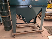 Straalcabine met zandblazer holland mineraal bv, 42 24, bouwjaar 2000 - afbeelding 4 van  17