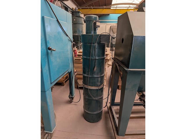 Straalcabine met zandblazer holland mineraal bv, 42 24, bouwjaar 2000 - afbeelding 5 van  17