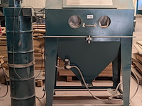 Straalcabine met zandblazer holland mineraal bv, 42 24, bouwjaar 2000 - afbeelding 10 van  17