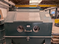 Straalcabine met zandblazer holland mineraal bv, 42 24, bouwjaar 2000 - afbeelding 12 van  17