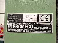 Straalcabine t.b.v. plaatwerk promeco, cs100 lv sem 3000 p1, bouwjaar 2007 - afbeelding 8 van  14