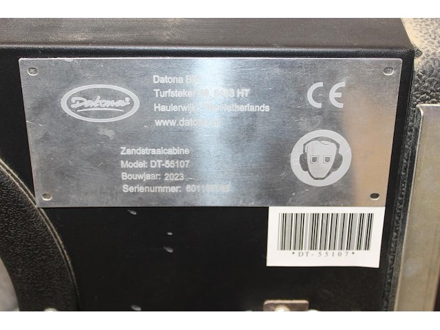 Straalkast datona dt-55107. bouwjaar 2023. - afbeelding 3 van  4