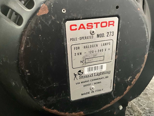 Strand castor 2kw po spotlight (10x) - afbeelding 6 van  7