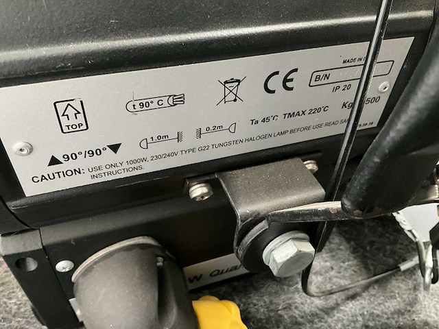 Strand studio 1 kw mk2 quartzcolor spotlight (6x) - afbeelding 7 van  8