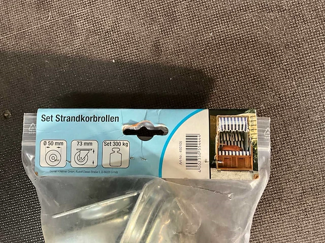 Strandkorbrollen (4x) - afbeelding 4 van  4