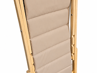 Strandstoel, ligstoel, beige - afbeelding 3 van  3