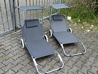 Strandstoel met zonneklep - afbeelding 1 van  1