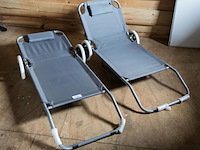 Strandstoelen - 2 stuks - afbeelding 1 van  2