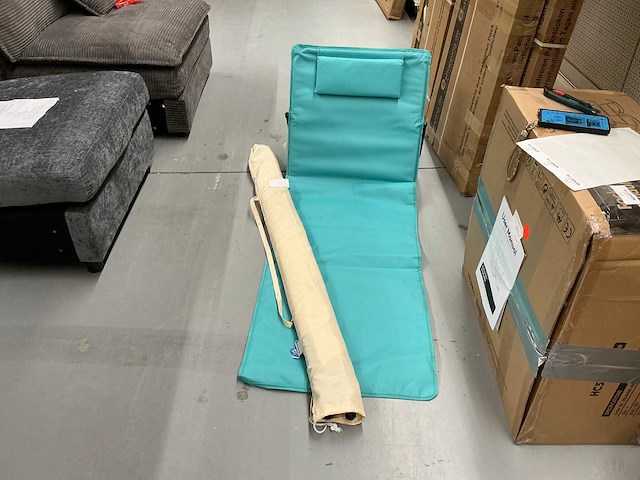Strandstoelen en parasol (2x) - afbeelding 1 van  3