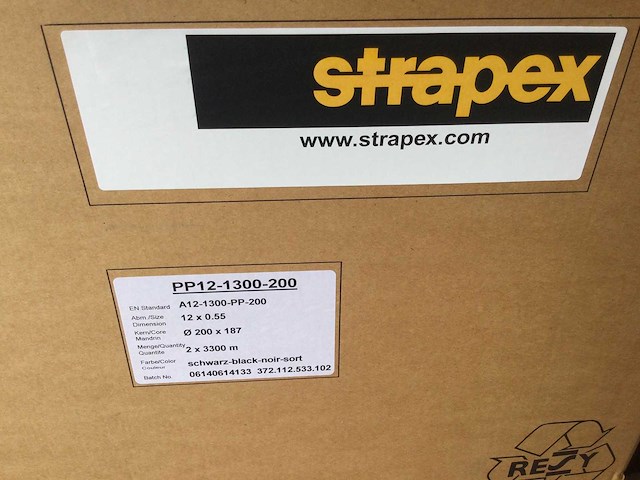 Strapex - rollen pp band, omsnoeren van dozen met goederen (2x) - afbeelding 4 van  4