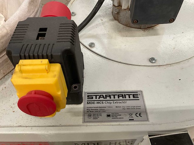Strartrite mde-hcs chip extractor mobiele stofafzuiging - afbeelding 1 van  5
