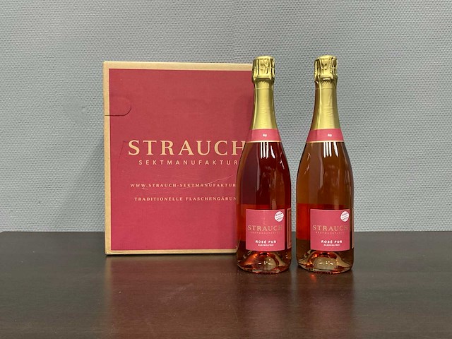 Strauch rosé pur alkoholfrei (8x) - afbeelding 1 van  3