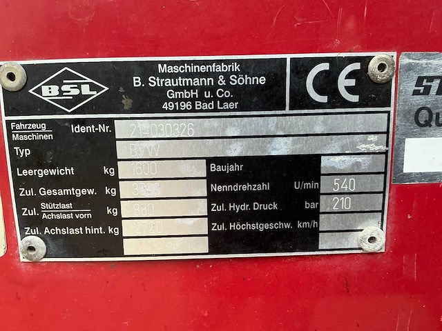 Straumann bvw voerdoseerwagen - afbeelding 18 van  25