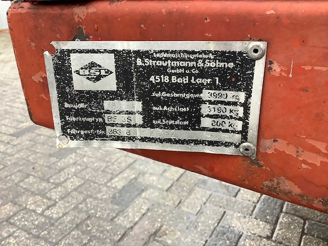 Strautmann - 1985 - streublitz - mest-/compost strooier - afbeelding 6 van  6