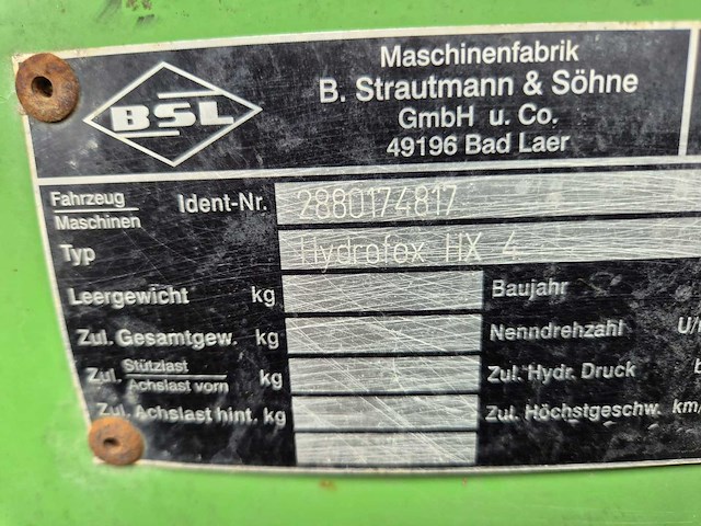 Strautmann hydrofox hx4 kuilvoersnijder - afbeelding 5 van  5