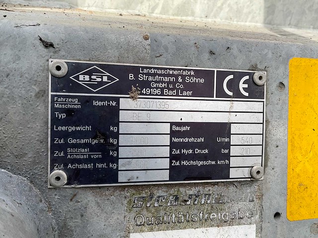Strautmann silberblitz be 9 mestverspreider - afbeelding 6 van  14