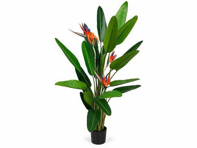 Strelitzia kunstplant (160cm hoog) (2x) - afbeelding 2 van  4