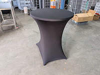 Stretch standing table cover (10x) - afbeelding 1 van  6