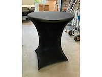 Stretch standing table cover (10x) - afbeelding 3 van  6