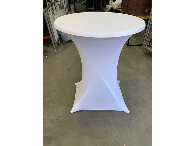 Stretch standing table cover (10x) - afbeelding 4 van  5