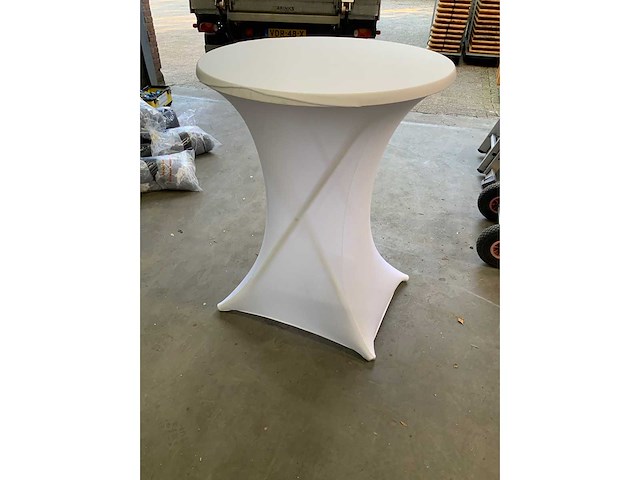 Stretch standing table cover (10x) - afbeelding 2 van  7