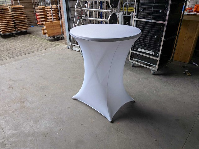 Stretch standing table cover (7x) - afbeelding 1 van  6