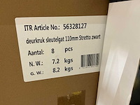 Stretto deurkruk met sleutelgat (32x) - afbeelding 3 van  4