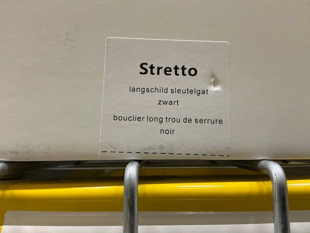Stretto langschild sleutelgat deurbeslag (9x) - afbeelding 3 van  4