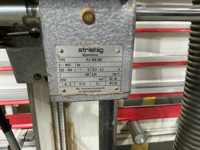 Striebig - 1995 - econom ii 4192 - verticale platenzaag - afbeelding 2 van  11