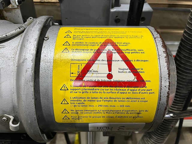 Striebig - econom ii 6220 e - verticale platenzaag - afbeelding 7 van  16