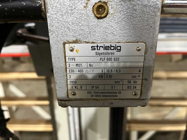 Striebig - econom ii 6220 e - verticale platenzaag - afbeelding 8 van  16