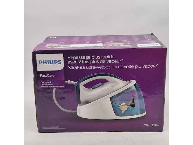 Strijkijzer, phillips, fastcare stoomgenerator gc6722 - afbeelding 2 van  5