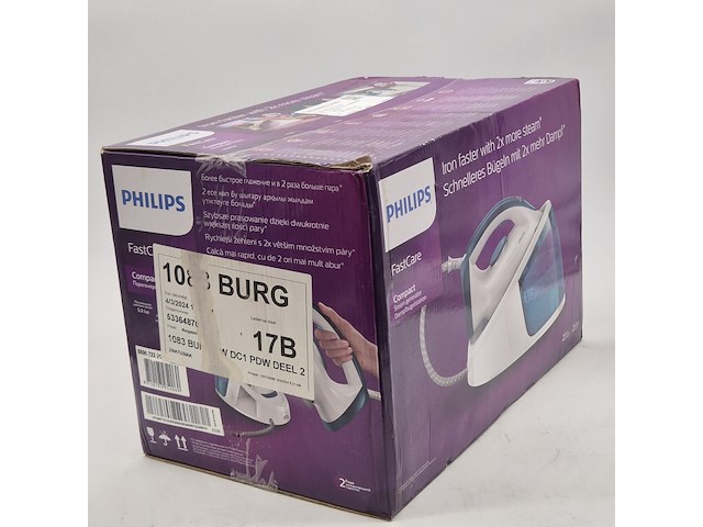 Strijkijzer, phillips, fastcare stoomgenerator gc6722 - afbeelding 3 van  5