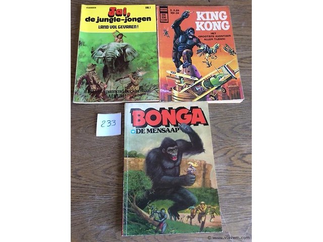 Strip 3stuks oa king kong - afbeelding 1 van  2