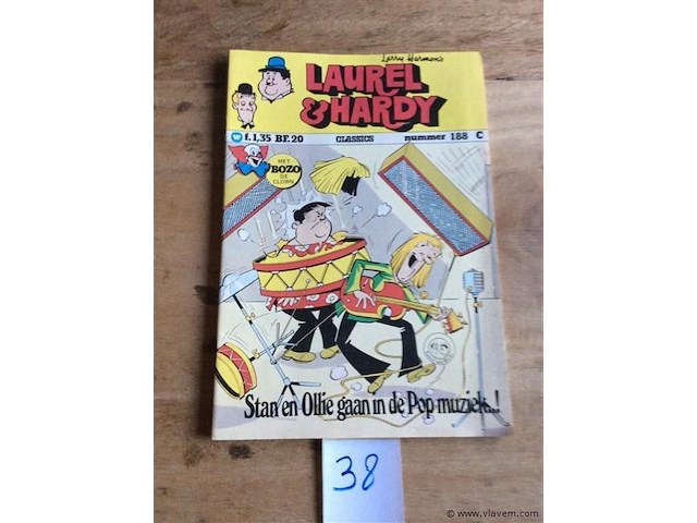 Strip : laurel & hardy - afbeelding 1 van  3