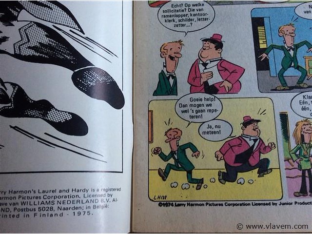 Strip : laurel & hardy - afbeelding 2 van  3