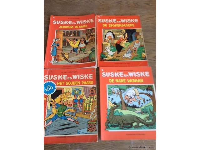 Strip suske en wiske 4stuks - afbeelding 1 van  2