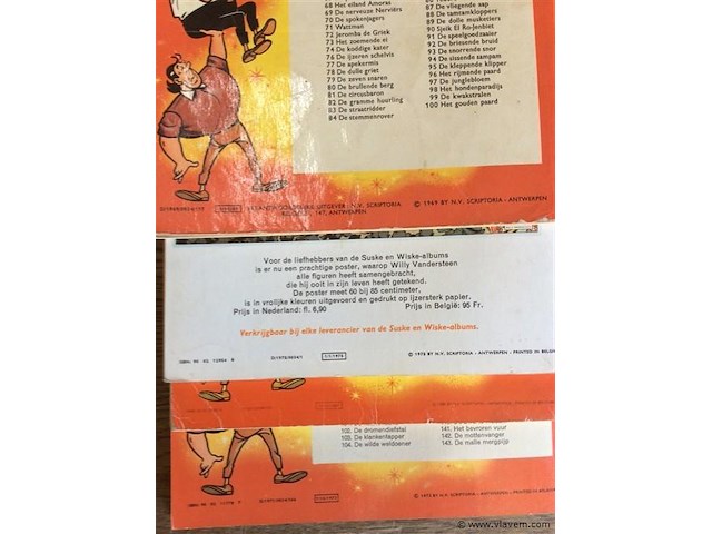 Strip suske en wiske 4stuks - afbeelding 2 van  2