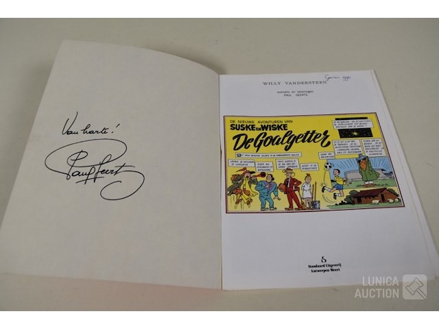 Strip "suske en wiske", gesigneerd - afbeelding 2 van  4