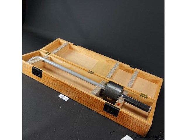 Stromingssonde lambrecht in originele houten kist - afbeelding 1 van  5